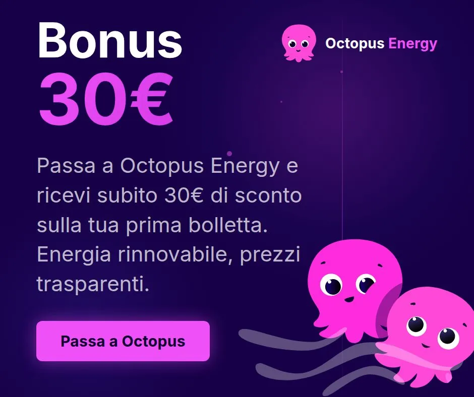 Octopus Bonus 30€
