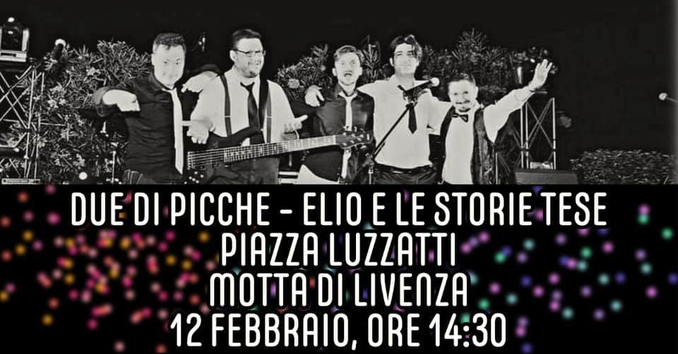 Evento Due Di Picche Live A Motta Di Livenza Locandina Due Di Picche Live A Motta Di Livenza - domenica 12 febbraio ore 13:30 - 15:30