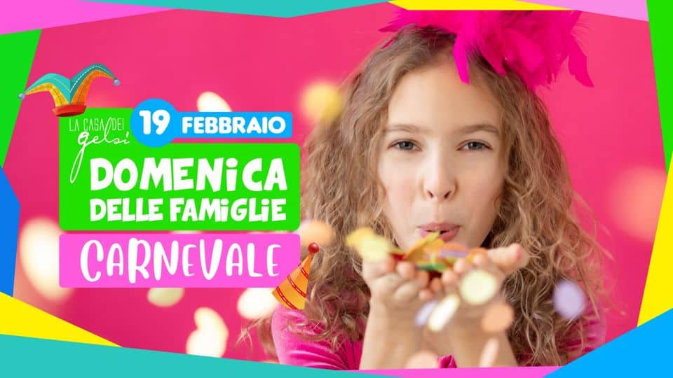 Evento Il Carnevale Delle Famiglie Locandina Il Carnevale Delle Famiglie - domenica 19 febbraio ore 17:00 - 19:00