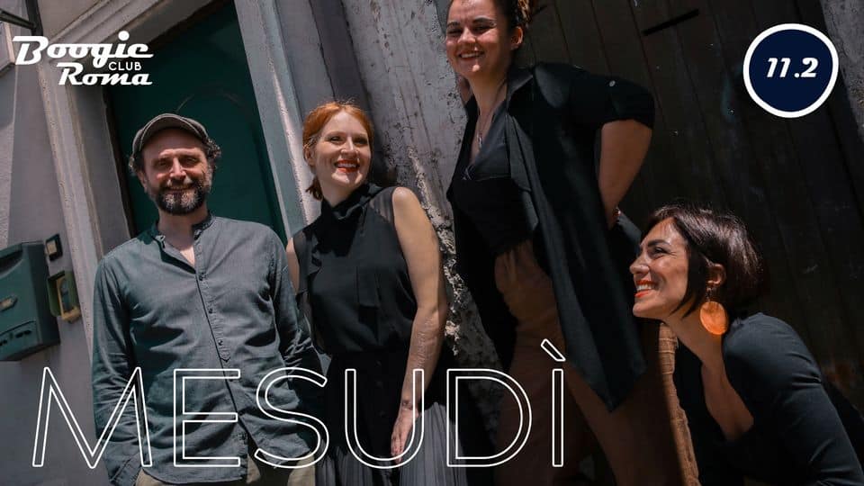 Evento MESUDI’ – Boogie Club Roma Locandina MESUDI’ – Boogie Club Roma - sabato 11 febbraio ore 19:00 - 22:50