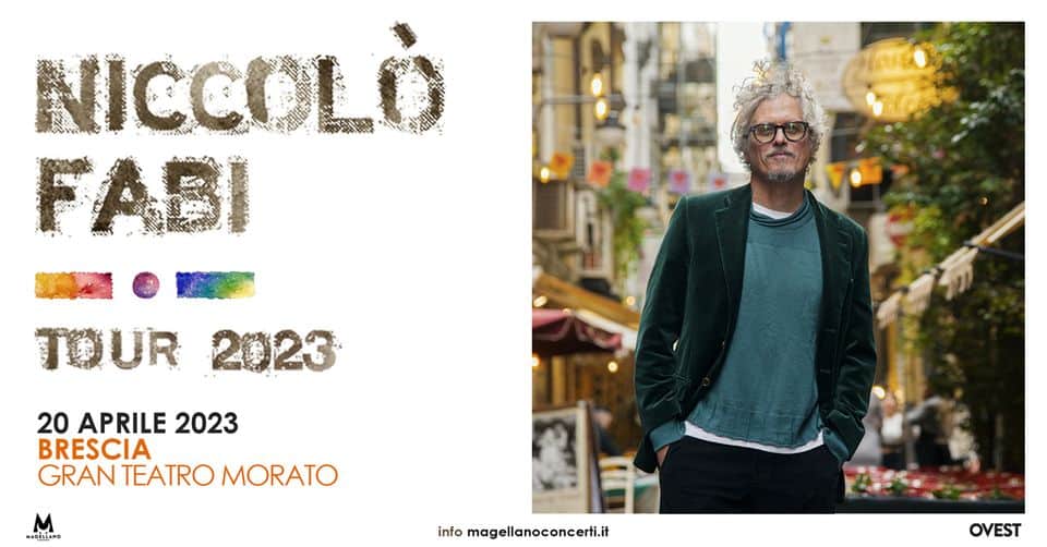 Evento Niccolò Fabi – Gran Teatro Morato Brescia Locandina Niccolò Fabi – Gran Teatro Morato Brescia - giovedì 20 aprile ore 19:00 - 21:00