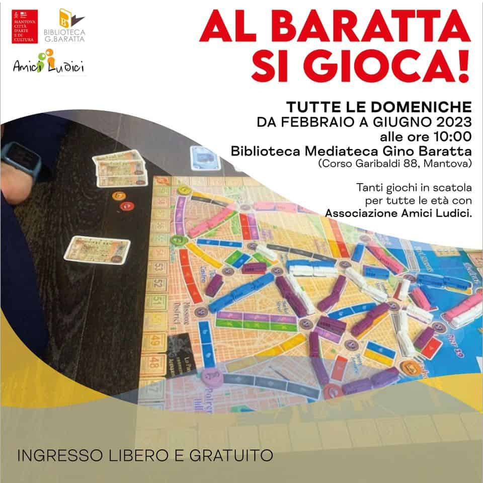 Evento Al Baratta Si Gioca! Locandina Al Baratta Si Gioca! - da domenica 16 aprile - domenica 7 maggio 2023 ore 08:00 ore 10:30