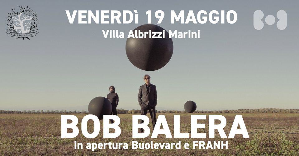Evento Bob Balera Live Locandina Bob Balera Live - venerdì 19 maggio ore 19:30 - 21:30
