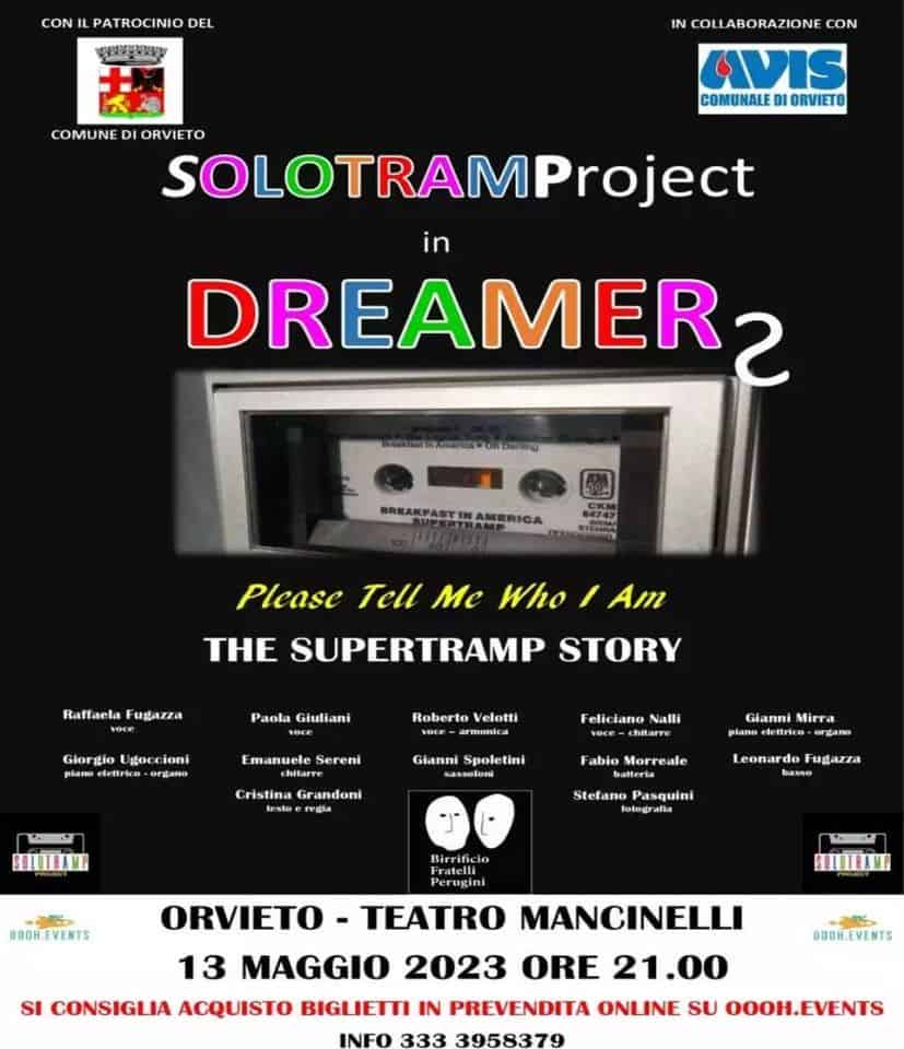 Evento Dreamers – “please tell me who I am” – Teatro Mancinelli Orvieto Locandina Dreamers – “please tell me who I am” – Teatro Mancinelli Orvieto - sabato 13 maggio ore 19:00 - 21:00