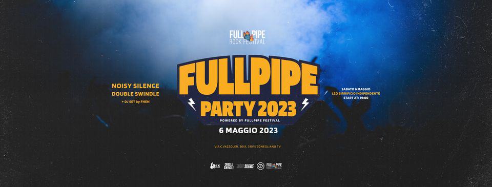 Evento Full Pipe Party 2023 Locandina Full Pipe Party 2023 - sabato 6 maggio ore 17:00 - 19:00