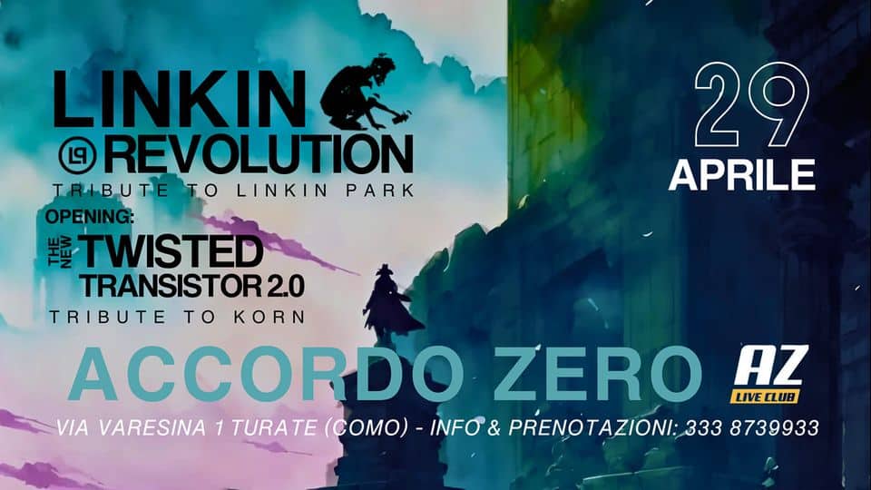 Evento Linkin Park Vs Korn – Tribute Night – Az Live Club (Turate) Locandina Linkin Park Vs Korn – Tribute Night – Az Live Club (Turate) - sabato 29 aprile ore 20:00 - 22:00