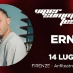 Ernia @ VSF2023 – Firenze – Anfiteatro delle Cascine Potrebbe essere un'immagine raffigurante 1 persona, poster e testo