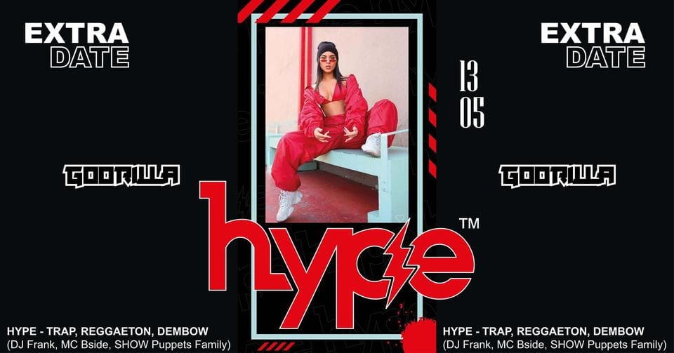 Evento Sat 13.05 Hype Extra Date Trap Italiana & Reggaeton Donna Omaggio Locandina Sat 13.05 Hype Extra Date Trap Italiana & Reggaeton Donna Omaggio - sabato 13 maggio ore 21:00 - 03:00