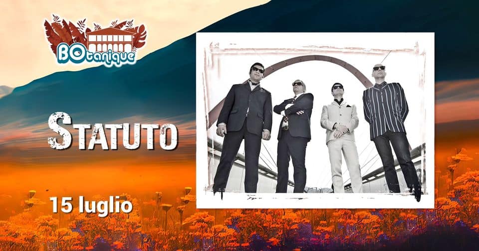 Evento Statuto – Botanique Festival 2023 Locandina Statuto – Botanique Festival 2023 - sabato 15 luglio ore 19:30 - 21:30