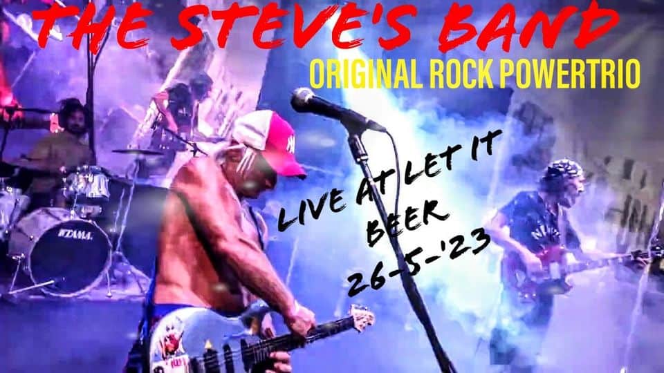Evento The Steve’s Band Live At Let It Beer !!! Locandina The Steve’s Band Live At Let It Beer !!! - venerdì 26 maggio ore 19:00 - 21:00