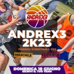 ANDREX3 2K23 // torneo streetball 3X3 memorial ANDREA COMELATO ANDREX3 2K23 – torneo streetball 3X3 memorial ANDREA COMELATO a Salzano (VE) il 18 giugno 2023
