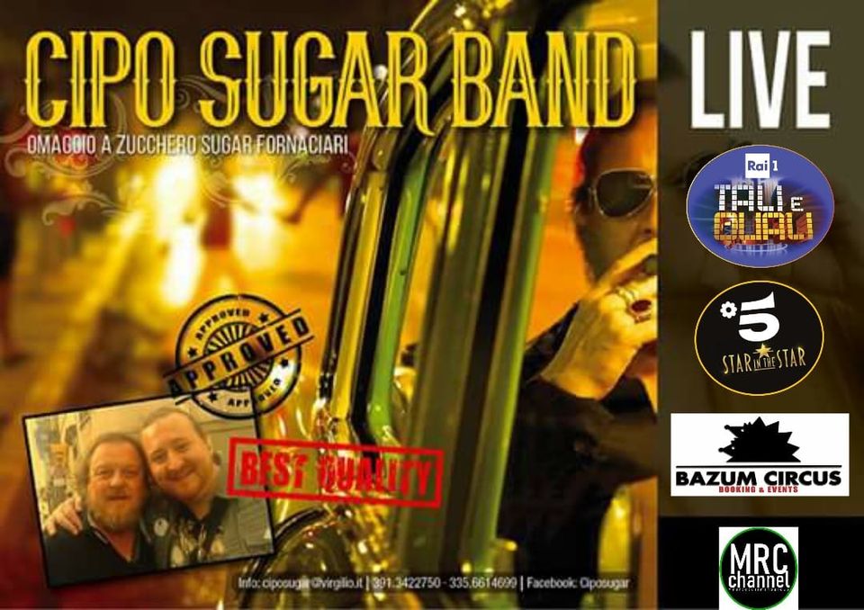 Evento Cipo Sugar Band – “E..state a Givoletto”!!!(To) Locandina Cipo Sugar Band – “E..state a Givoletto”!!!(To) - sabato 24 giugno ore 21:45 - 23:45