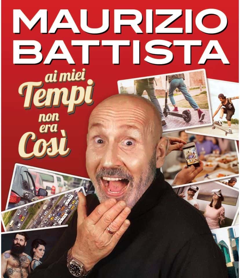 Maurizio Battista in “Ai miei tempi non era così…” 2023 | cheventi.it