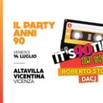 𝟗𝟎 𝐓𝐈𝐌𝐄 Dj Set @ FESTA DEL REDENTORE – Altavilla Vicentina (Vi)• Ingresso Gratuito 90 TIME Dj Set – FESTA DEL REDENTORE – Altavilla Vicentina (Vi) – Ingresso Gratuito a Altavilla Vicentina (VI) il 14 luglio 2023