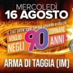 Voglio Tornare Negli Anni 90 ® • Arma di Taggia (IM) Voglio Tornare Negli Anni 90 – Arma di Taggia (IM) a Arma di Taggia (IM) il 16 agosto 2023