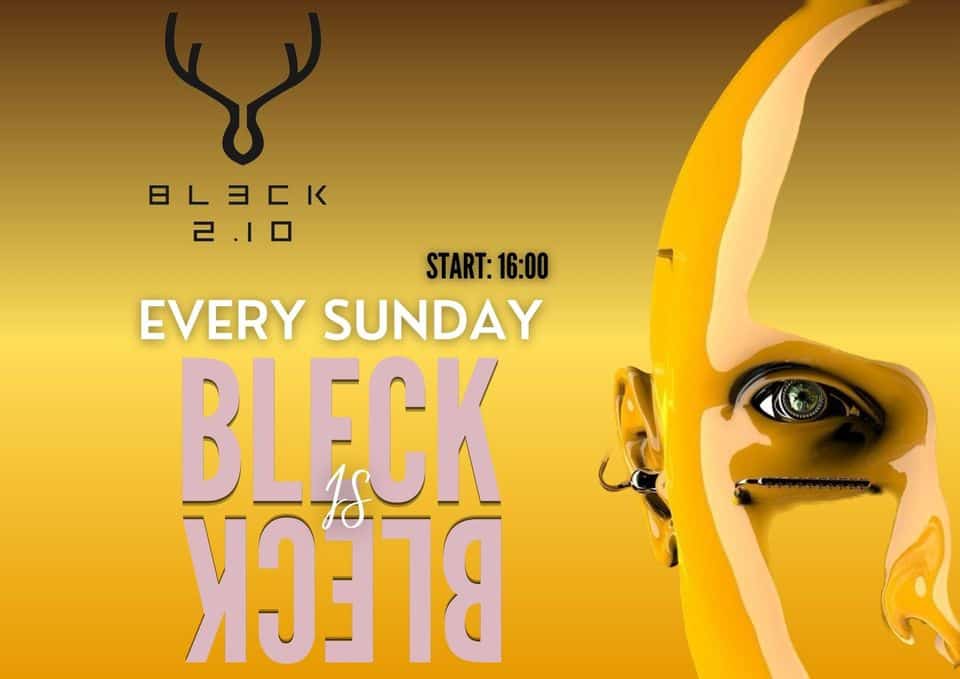 Evento Bleck Is Bleck – il beach party della Domenica a Cervia – Ingresso Gratuito Locandina Bleck Is Bleck – il beach party della Domenica a Cervia – Ingresso Gratuito - da domenica 6 agosto - domenica 27 agosto 2023 ore 14:00 ore 21:30