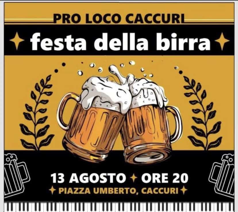 Evento Festa Della Birra Locandina Festa Della Birra - domenica 13 agosto ore 18:00 - 20:00