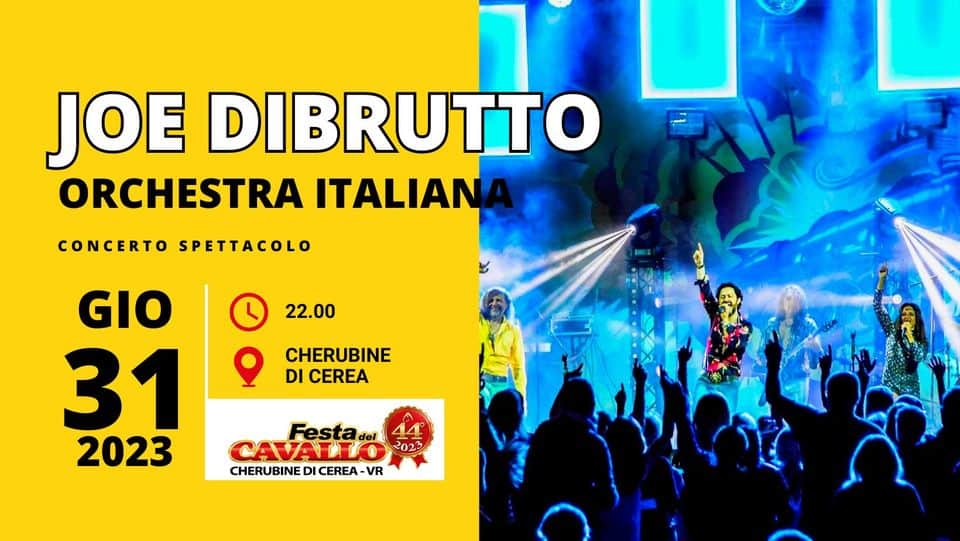Evento Joe Dibrutto Locandina Joe Dibrutto - giovedì 31 agosto ore 20:00 - 22:00