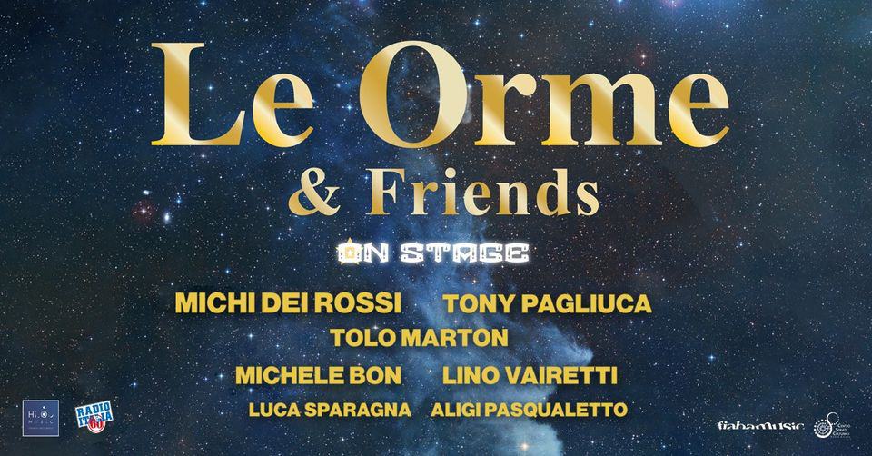 Evento Le Orme In Concerto Le Orme & Friends Tour Teatro Auditorium Santa Chiara Locandina Le Orme In Concerto Le Orme & Friends Tour Teatro Auditorium Santa Chiara - venerdì 20 ottobre ore 19:00 - 21:00