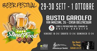 Evento Busto Garolfo Beer Festival Locandina Busto Garolfo Beer Festival - da venerdì 29 settembre - domenica 1 ottobre 2023 ore 15:59 ore 21:45