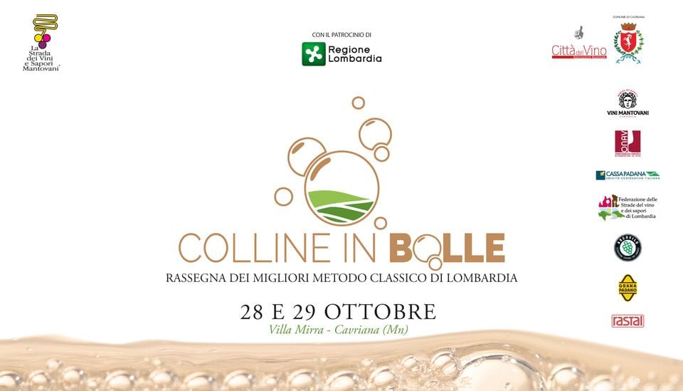 Colline in Bolle: la Rassegna dei Migliori Metodo Classico di Lombardia 🥂 May be a graphic of map, poster, banner and text