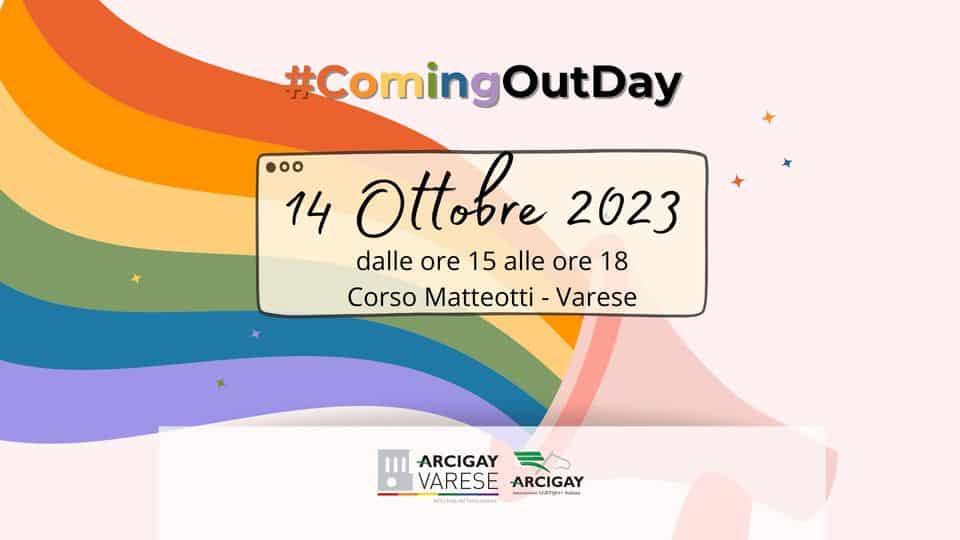 Evento Coming Out day porta la tua storia Locandina Coming Out day porta la tua storia - sabato 14 ottobre ore 13:00 - 16:00