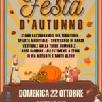 May be an image of ‎poster, pie, banner and ‎text that says "‎Festa D'AUTUNNO STAND GASTRONOMICI DEL TERRITORIO SFILATA MEDIEVALE SPETTACOLO DI DANZA VERTICALE SULLA TORRE COMUNALE- AREA BAMBINI ALLESTIMENTI A TEMA IN VIA MERCATO E TANTO ALTRO! فمه DOMENICA 22 OTTOBRE PAVULLO N/F LUNGO LE VIE DEL CENTRO‎"‎‎