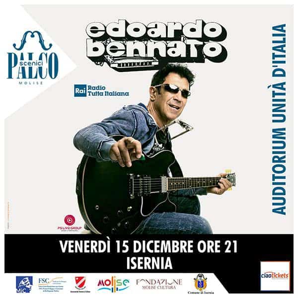 Evento Edoardo BENNATO in “Le vie del rock sono infinite” – tour 2023 Locandina Edoardo BENNATO in “Le vie del rock sono infinite” – tour 2023 - venerdì 15 dicembre ore 20:00 - 22:00