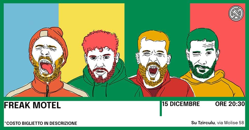 Evento Freak Motel Locandina Freak Motel - venerdì 15 dicembre ore 19:30 - 21:30