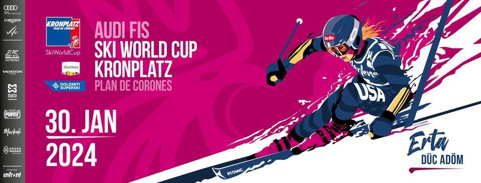 Evento Audi FIS Ski World Cup Kronplatz – Plan de Corones Locandina Audi FIS Ski World Cup Kronplatz – Plan de Corones - martedì 30 gennaio ore 09:30 - 11:30