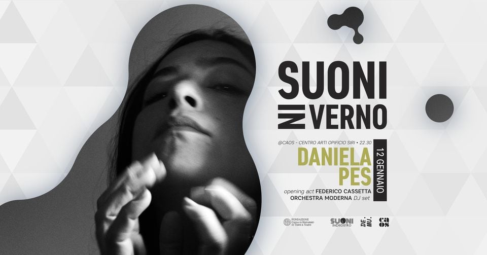 Daniela Pes • Degustazioni Musicali @CAOS – Centro Arti Opificio Siri May be an image of 1 person and text