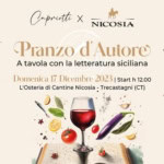 Pranzo d’Autore – A tavola con la letteratura siciliana Pranzo d’Autore – A tavola con la letteratura siciliana
