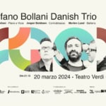 Stefano Bollani Danish Trio in concert al Teatro Verdi (PI) May be a graphic of 3 people and text that says 'Stefano Bollani Danish Trio Stefano Bollani Ro -Piano Voce Jesper Boldisen -Contrabbasso Morten Lund Batteria Ore21:15 20 marzo 2024 Teatro Verdi- Pisa Conilcontributod Organizzatoda Music FONDAZIONEPISA Incollaborazione.con 黃是 ÛETPI Network D8 MAURO DIAZZI Partner Tecnico BSS i-jazz'