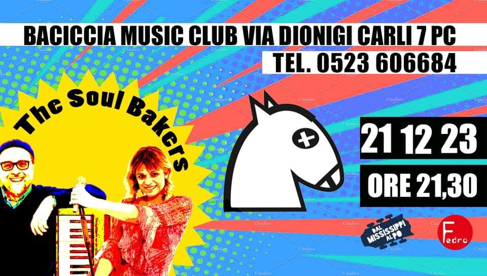 Evento The Soul Bakers – Baciccia Music Club Locandina The Soul Bakers – Baciccia Music Club - giovedì 21 dicembre ore 20:30 - 22:30