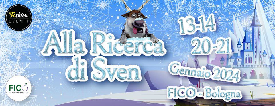 Evento “Alla ricerca di sVen” – percorso interattivo da Fico Locandina “Alla ricerca di sVen” – percorso interattivo da Fico - da sabato 13 gennaio - domenica 21 gennaio 2024 ore 13:00 ore 17:00