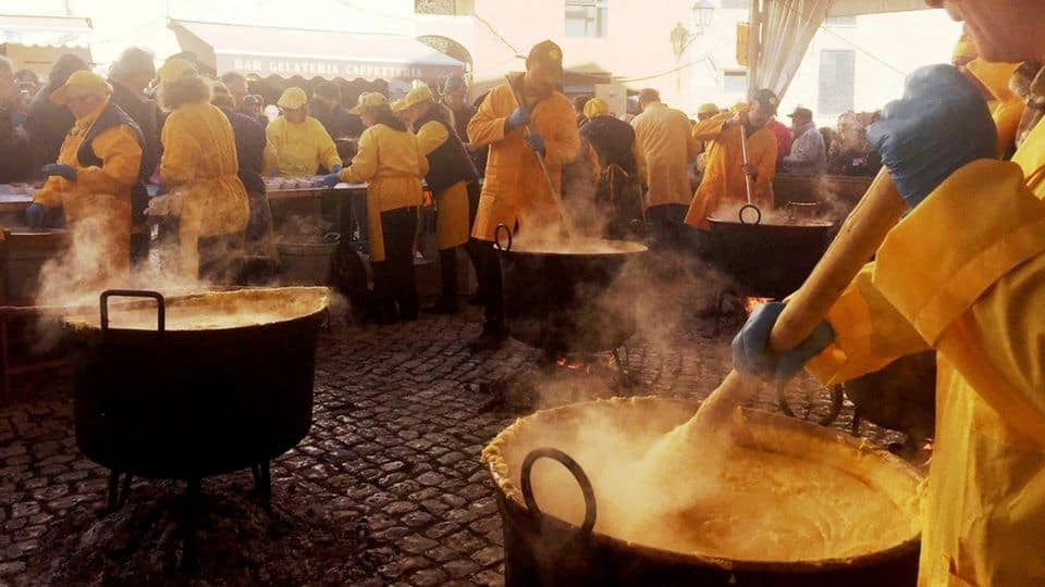 Sagra della Polenta. Sermoneta (LT) May be an image of 6 people