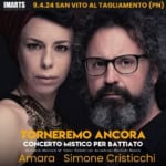 Simone Cristicchi e Amara – Concerto mistico per Battiato – San Vito al Tagliamento (PN) Simone Cristicchi e Amara – Concerto mistico per Battiato – San Vito al Tagliamento (PN)