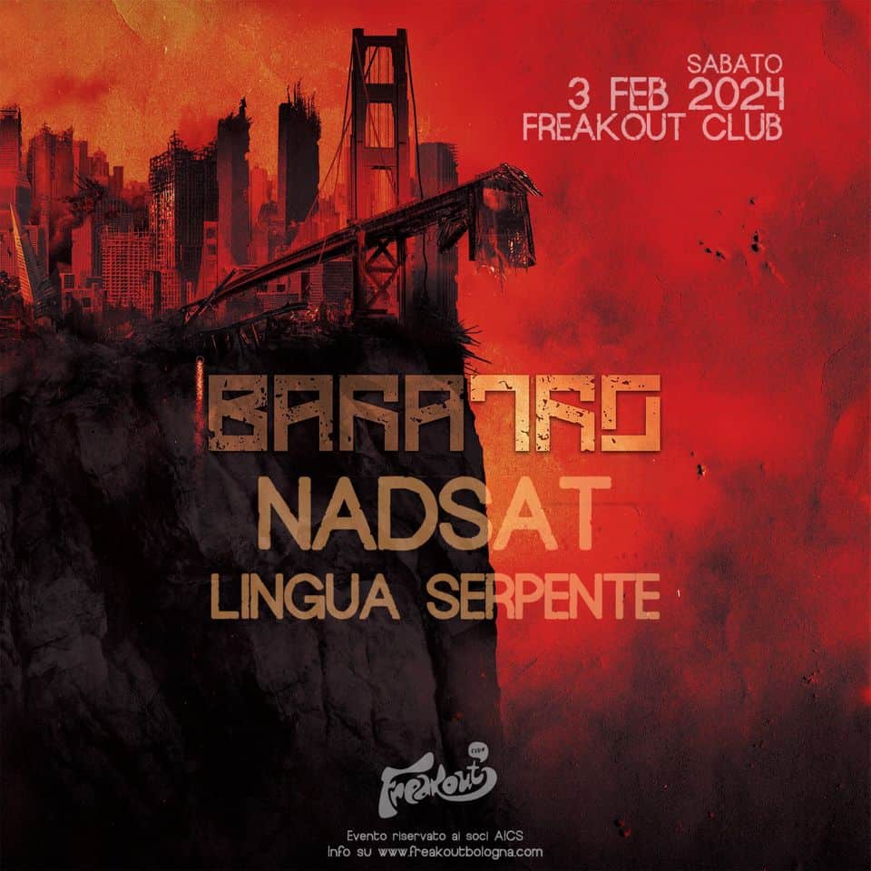 Up to You! /// Baratro, Nadsat, Lingua Serpente | Freakout Club May be an image of text