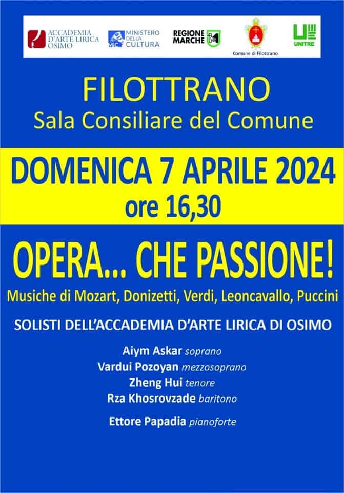 Evento Opera… che passione Locandina Opera… che passione - domenica 7 aprile ore 14:30 - 16:30