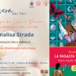 Annalisa Strada presenta La Ragazza delle Farfalle May be a doodle of text that says "AD 井ド ពទះ eat ala Ou'tura 이연할상이 Primaucra La dei libri 9ル Maggio dei libri a Porcia INCONTRI INTERVISTA CON L'AUTORE d00 Annalisa Strada LA RAGAZZA DELLE FARFALLE Modera Alice Maddalozzo Della Puppa Mercoledì 29 Maggio ore 17.30 Porcia ហរាង Casello di Guardia Porcia Biblioteca Civica: 0434 596925 mail iIbiblioteca@.comune,porcia.pn.it Libreria Baobab tel. 0434924234 -3311766708 Annalisa Strada LA RAGAZZA DELLE FARFALLE Maria Sibylla Merian si racconta HA0O LTBRT LIBRI Illuntrato ECлa Macellari editoriale SCIENZA"