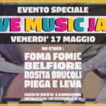 EVENTO SPECIALE// LIVE MUSIC JAM //17 Maggio May be pop art of musical instrument and text that says "EVENTO SPECIALE LIVE MUSIC JAM VENERDI' 17 MAGGIO ON STAGE: FOMA FOMIC BELFIORE ROSITA BRUCOLI PIEGA E LEVA BIGTABLE BIG TABLE GIOCHI DI SOCIETA' A DISPOSIZIONE LIVE DALLE 21.30 21.30/JAM LINEDALE24.30/AMSESSOHE2 /JAM SESSION DALLE DALLE23.30 23.30 Satemi oupie Non chiamatemi"