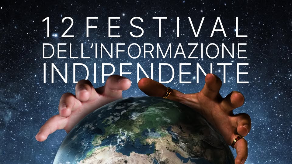 FESTIVAL DELL’INFORMAZIONE INDIPENDENTE May be an image of text that says "1.2FESTIVAL 1.2FE 1.2 DELL'INFORMAZIONE INDIPENDENTE INDIPEN"