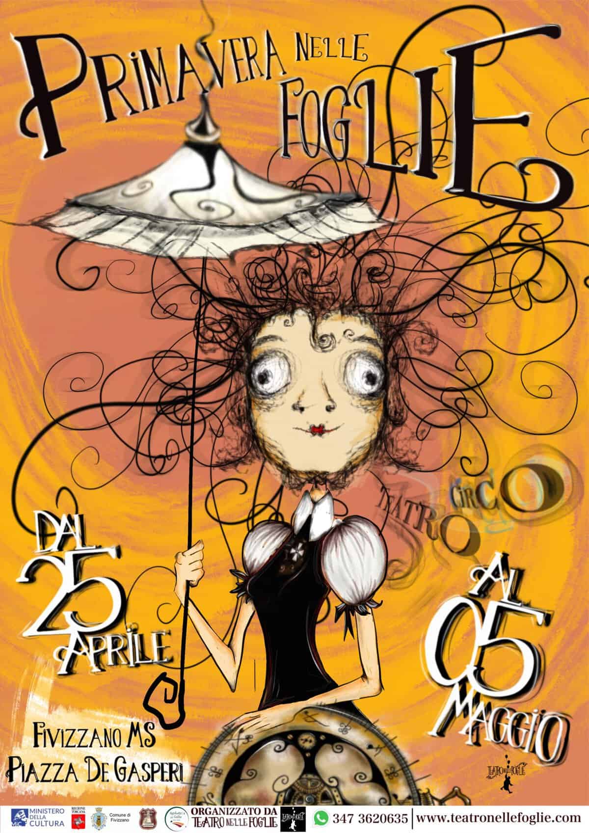 Primavera nelle Foglie – Festival di Circo e Teatro a Fivizzano May be an illustration of text