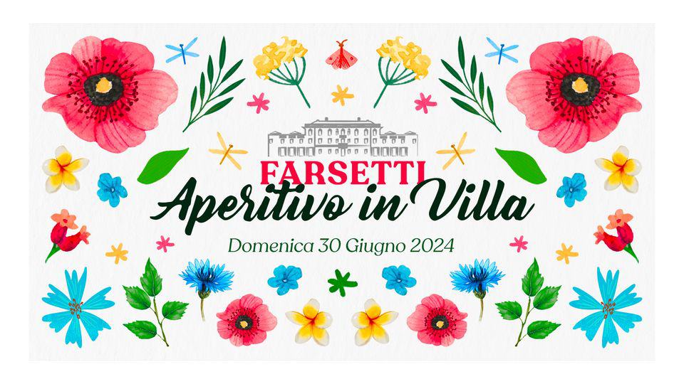 Aperitivo in Villa Farsetti May be a doodle of text