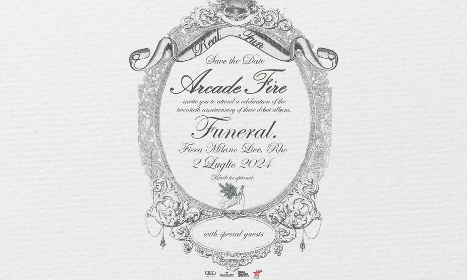 Arcade Fire live a Milano No photo description available.