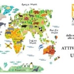 ATTIVITA’ ESTIVE IN MUSEO: UNO SCRITTORE IN VIAGGIO! May be a graphic of rhinoceros, map and text that says "Apctic Arcticocean αn North meric Eupope Asia Atlantic εαT WILD LIFE MUSEUM COLLEZIONERENATOLUCA Pacific ΟCραη Africa outhll America Pacific ocean Indian ραn dalle dalleore10 20 GIU 2024 ore 10 alle ore 12 27 GIU 2024 ATTIVITA' ESTIVE AL MUSEO: Uno scrittore in viaggio α Posti limitati, prenotazione obbligatoria"