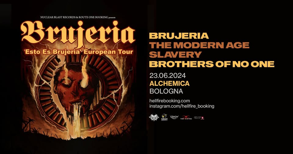 Evento Brujeria guests live at Alchemica Music Club – Bologna Locandina Brujeria guests live at Alchemica Music Club – Bologna - domenica 23 giugno ore 19:00 - 21:00