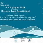 IV Edizione | Barchette di Carta – La Festa del Libro Intinerante May be an illustration of text that says "Barchette di Carta ritorna a Bracciano I'8 l'8e9 e 9 giugno 2024 presso Chiostro degli Agostiniani con "Parole Non Dette. Io e gli Altri, incontrarsi tra le pagine" La IV Edizione de La Festa del Libro Itinerante *Evento ad ingresso libero* per infoe prenotazioni: +39 info@barchettedicarta.it Consulta postro sitoweb sito web www.barchettedicarta.it hettedicarta.it seguici su: Fb Barchette Carta lg barchette_di_carta barchette_ _carta Eventa di di Supportata da Patrocinatada da SIPCHENE DPCARTA"
