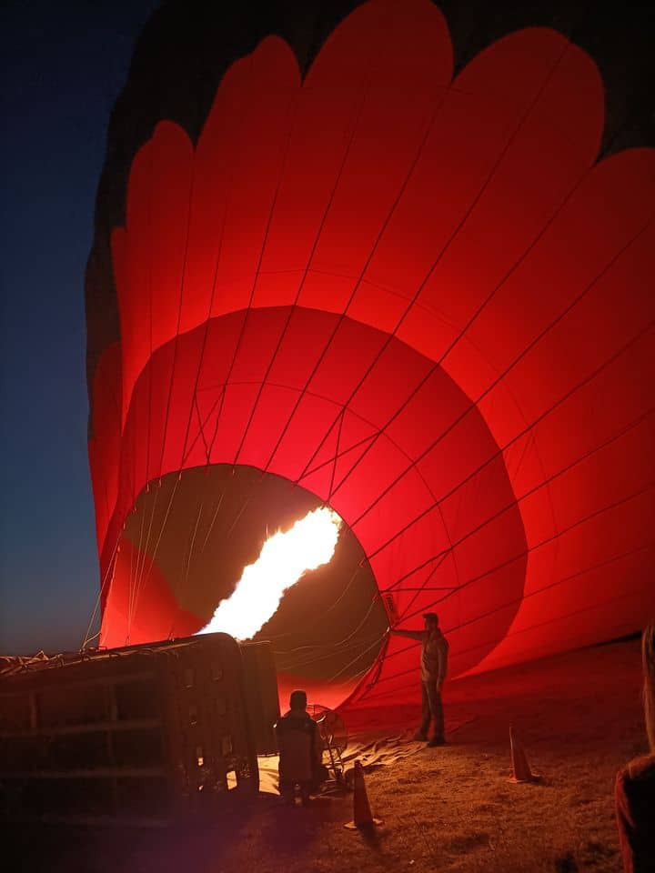 May be an image of 4 people and fire