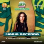Maria Becerra in concerto a Milano – Milano Latin Festival 2024 May be an image of 1 person and text that says "21 GIU ticketmaster* Arena MT MIANDLATINFESTIUAL LATIN FESTILAL MARIO BECERRA DAL GIUGNO AL 15 5 5AGOSTO // VIA GAETANO AIRAGHI, 61, MILANO C/O ACQUATICA PARK LURINA ticketmaster"